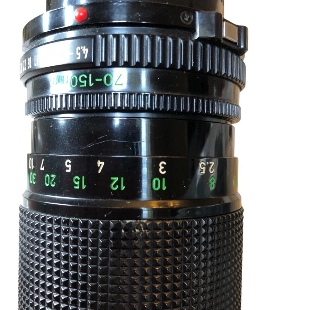 Vintage Canon FD 70-150/4.5 Zoom Lens Original Box Instruction Manual Very Good